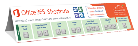 Office 365 Cheat sheet