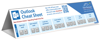 Outlook keyboard shortcut cheat sheet preview